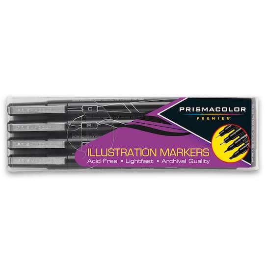 Prismacolor® Premier® 4 Piece Illustration Markers Set